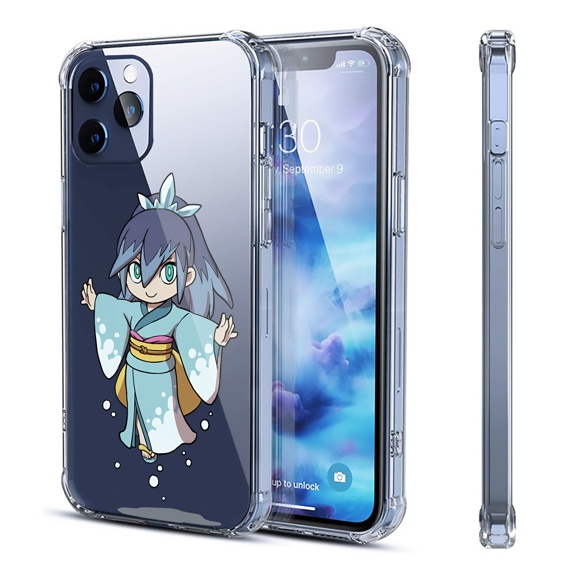 （画像用） 妖怪ウォッチ Yo-kai Watch 【iPhone 12シリーズ対応】透明スマホケース（クリアソフトケース）